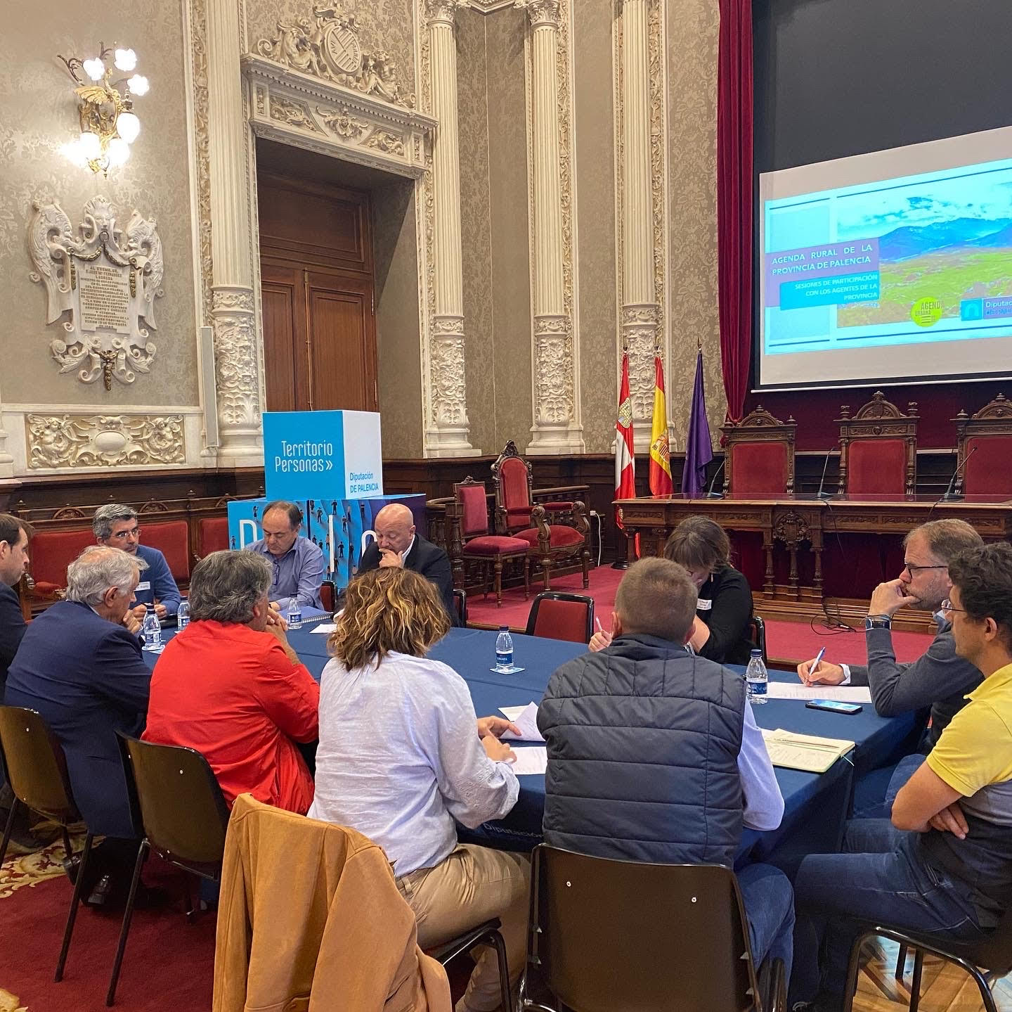 Imágenes de la asamblea del Sector Primario en la Agenda Rural de Palencia