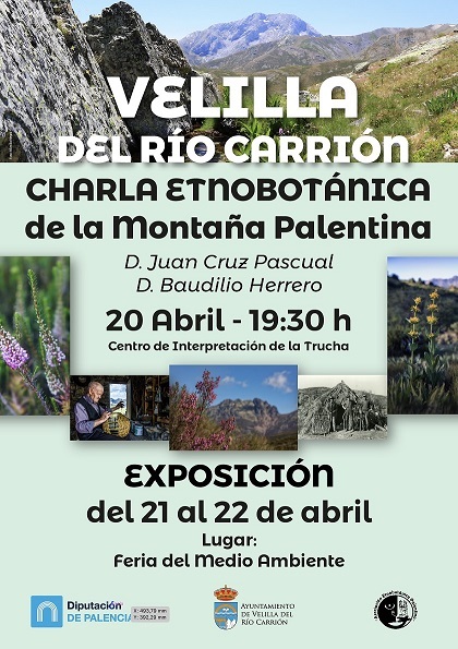 Charla Etnobotánica en la provincia Palentina. Velilla del Rio Carrión (20-04-2018)