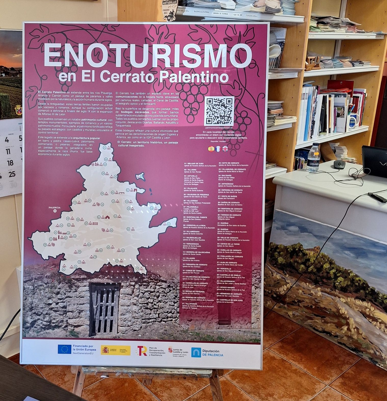 Digitalización del enoturismo del Cerrato Palentino en las 41 localidades de la comarca
