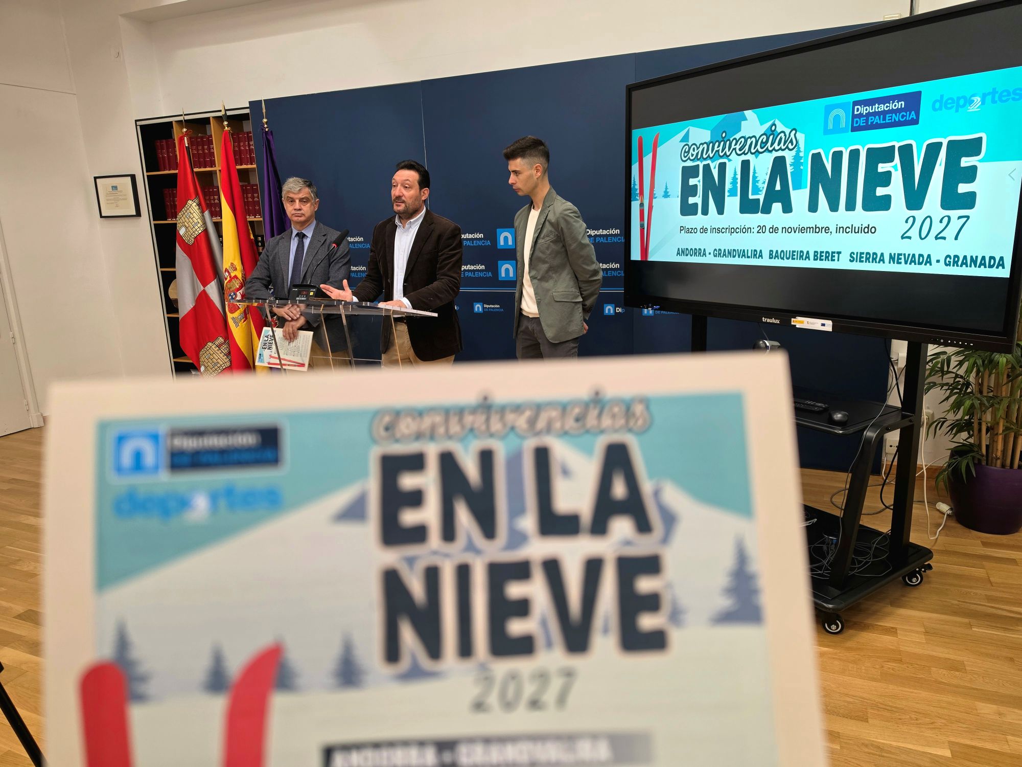 La Diputación de Palencia lanza 'Convivencias en la Nieve' con 400 plazas para esquiar