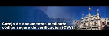 Comunicado oficial - Cotejo de documentos mediante código seguro de verificación (CSV)