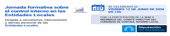 Banner -  Jornada Control Interno - Diputación de Palencia - web