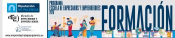 EEE2026 - Banner Cursos Formacion Escuela Emprendedores - Diputación de Palencia - Largo