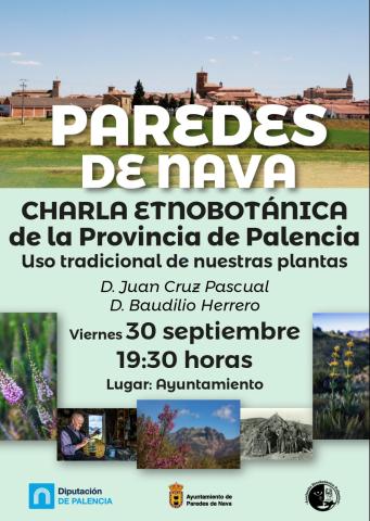 Charla Etnobotánica en la provincia Palentina. Paredes de Nava (30-09-2022) 
