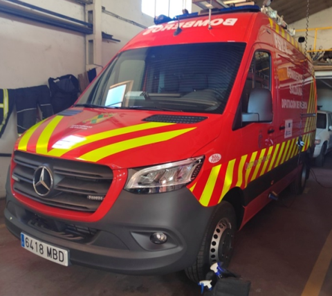 Furgoneta de Servicios Varios de Saldaña