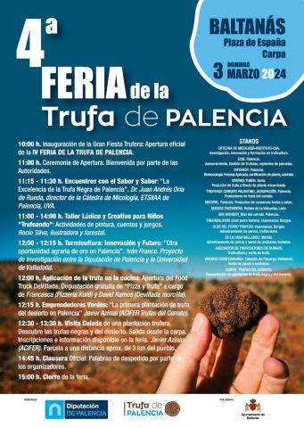 Cartel IV Feria de la Trufa de Palencia (03-03-2024)