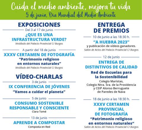Calendario Quincena de Medio Ambiente 2024