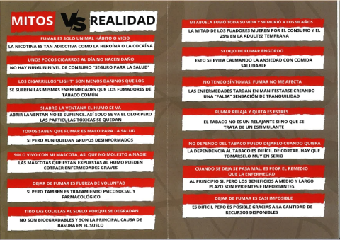 Mitos sobre el tabaco