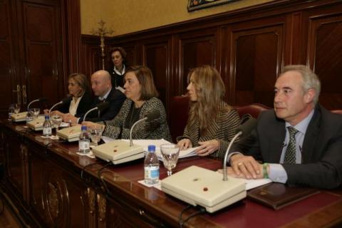 Un momento del pleno ordinario celebrado esta mañana.