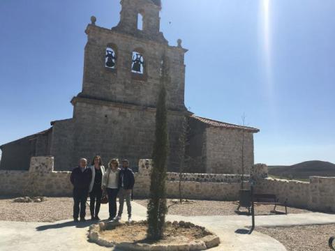 La presidenta de la Diputación ha visitado Hontoria.