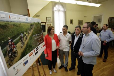 La marcha de cicloturismo Desafío del Canal de Castilla ha sido presentada esta mañana en el Palacio Provincial.