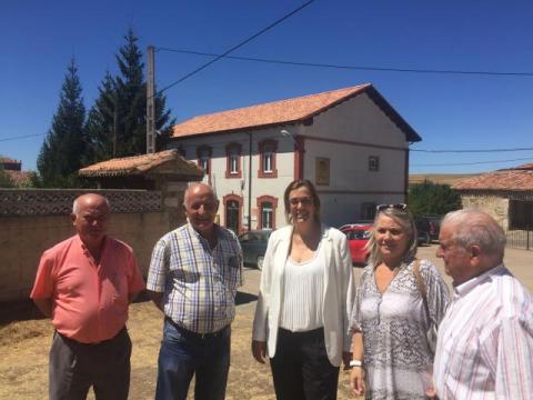 La presidenta de la Diputación, Ángeles Armsién, ha conocido el resultado de las obras durante una visita realizada esta mañana.