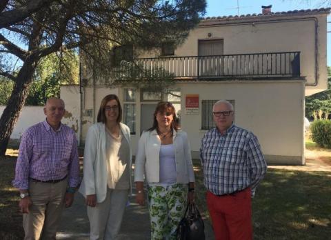 La presidenta de la Diputación ha conocido hoy la actuación que se llevará a cabo en el consultorio médico de Villoldo.