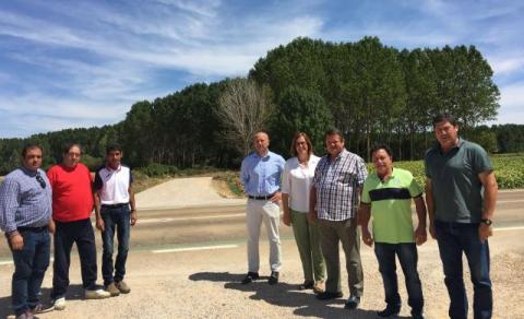 La presidenta ha conocido el lugar de la actuación.