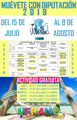 Horarios Piscinas Diputación