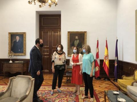 Momento de la recepción a Beatriz Herranz 
