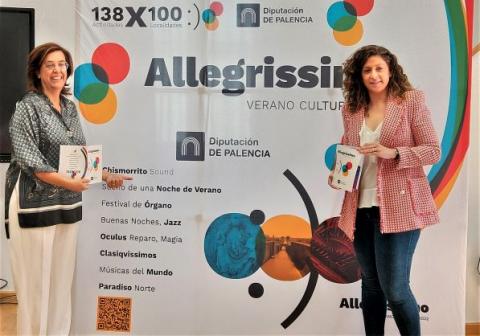  La presidenta de la Diputación, Ángeles Armisén y la diputada de Cultura, Carolina Valbuena presentan "Allegríssimo"