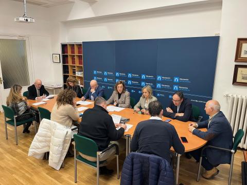 Un momento de la Junta de Gobierno celebrada hoy