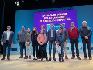 Foto de familia con los ganadores.