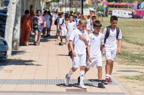 chavales del campus de Villamuriel