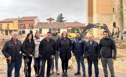 obras becerril. plaza