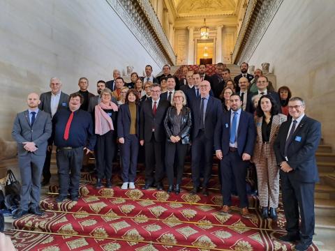 La Diputación junto a la Asociación Cluny Ibérica viajan hasta París para promover la candidatura Internacional para la declaración