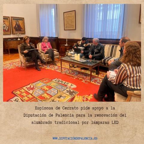 Reunión Institucional con el alcalde de Espinosa de Cerrato