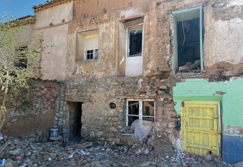 inmueble ruinoso en un municipio palentino