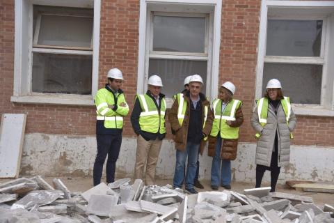 Un momento de la visita a las obras de reforma.jpg