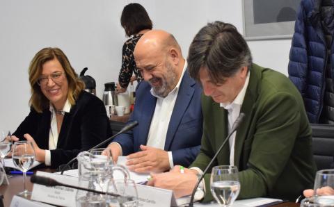 Ángeles Armisén en la reunión de la Junta de Gobierno de la FEMP que ha aprobado la adhesión de la Diputación a la Red de Ciudades Inteligentes.JPG