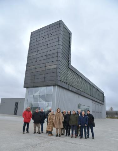 Las obras del parque de bomberos de Aguilar concluyeron a principios de año.