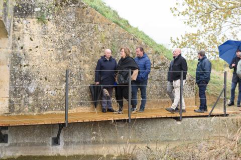 Pasarela Fuentes de Nava. Canal de Castilla