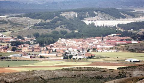 Aguilar desde Monte Bernorio