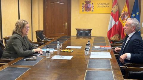 Un momento de la reunión.