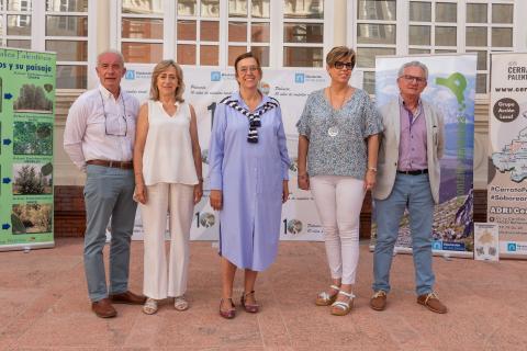 Foto de familia con los presidentes de los Grupos de Acción Local.