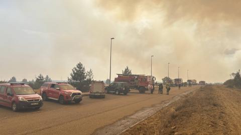 Actuación en los grandes incendios.