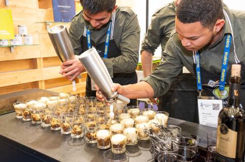 preparación de una degustación