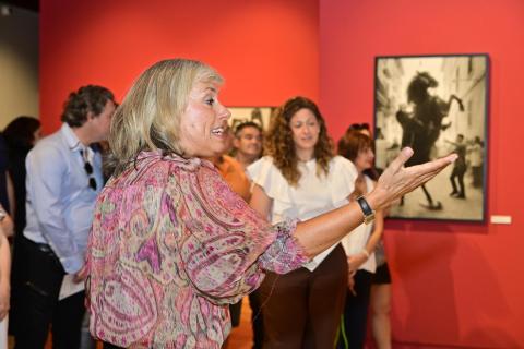 Inauguración de la exposición de Carmenchu Alemán