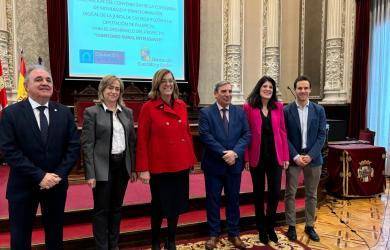 Un momento de la presentación de la valoración de la plataforma.