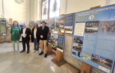 Foto exposición voluntariado ambiental interprovincial