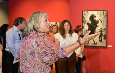 Inauguración de la exposición de Carmenchu Alemán