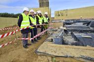 Un momento a la visita de las obras de reforma de La Tejada.