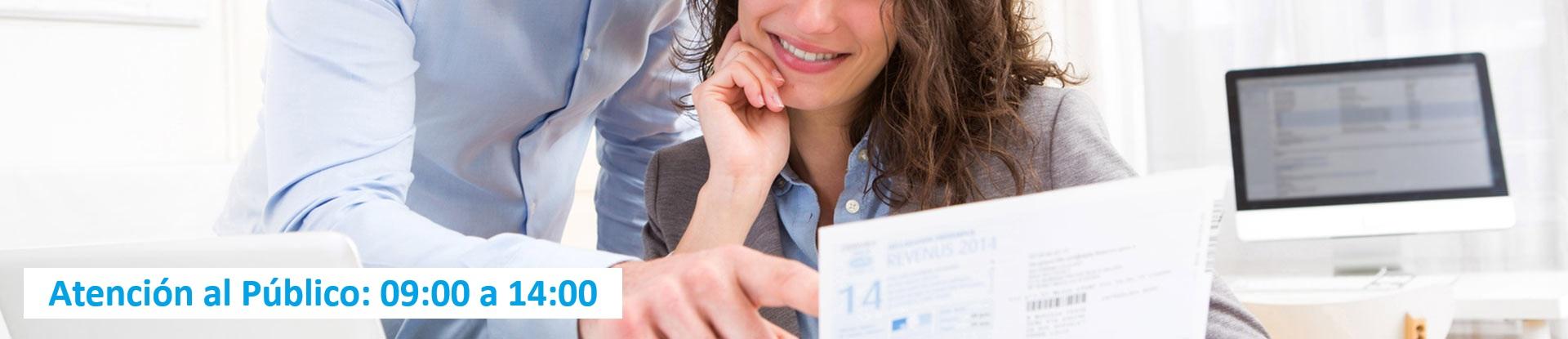 Cabecera Recaudación Horario Atención al Público