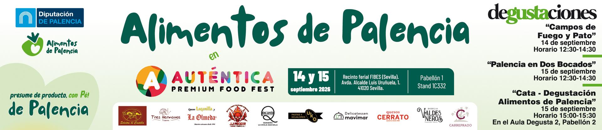 ALIMENTOS DE PALENCIA EN AUTÉNTICA SEVILLA PREMIUN FOOD 