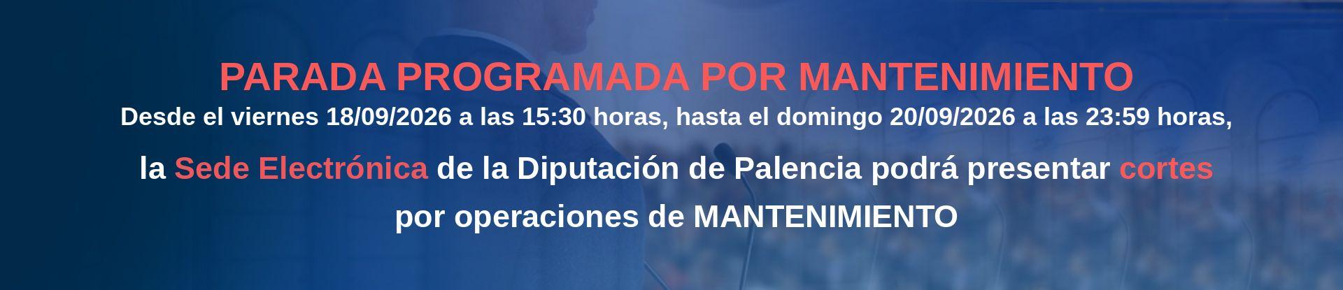Diputación Comunicado Parada Sede Electrónica