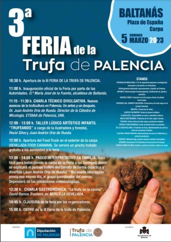 Cartel III Feria Trufa de Palencia 2023